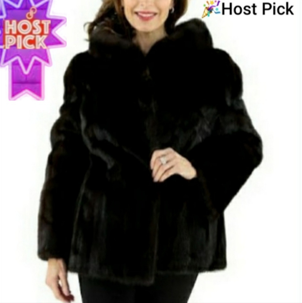 💕HOST PICK 🎉💕Vintage Flemington Mink Fur Jacket With Seal Of Authenticity